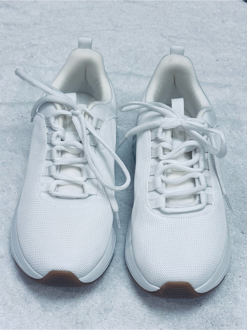 Brand New Pure White Sneakers By Crane - Women’s size 8 - box 21A